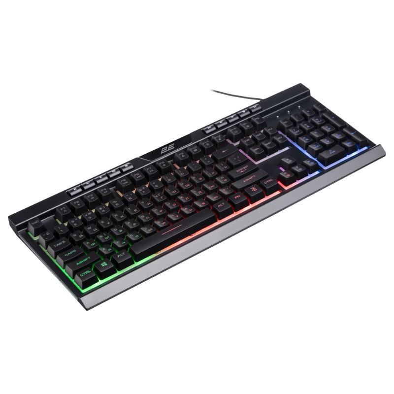 2E Gaming Клавіатура ігрова KG300 LED USB Black Ukr