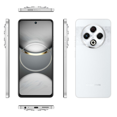 TECNO Смартфон Spark 30 (KL6) 6.78" 8/128ГБ, 2SIM, 5000мА • рік, Astral Ice