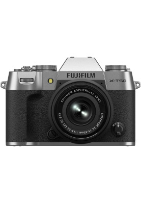 Fujifilm Цифр. фотокамера X-T50 + XC 15-45mm F3.5-5.6 Kit Silver