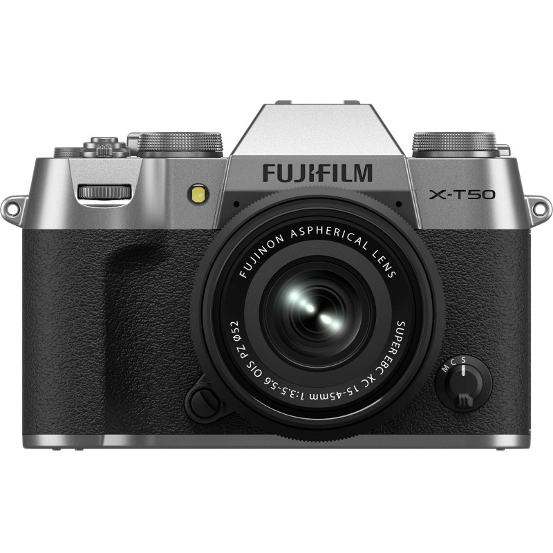 Fujifilm Цифр. фотокамера X-T50 + XC 15-45mm F3.5-5.6 Kit Silver