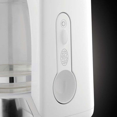 Russell Hobbs Кавоварка Russell Hobbs крапельна Inspire 1,25л, мелена, 10 чашок, таймер вимкнення, білий