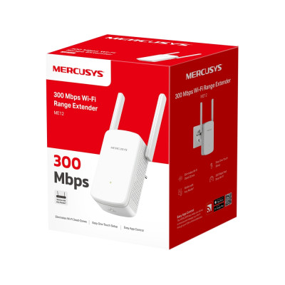 Mercusys Розширювач покриття WiFi ME12 N300