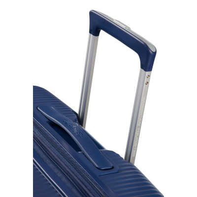 American Tourister Валіза American Tourister, Soundbox, поліпропілен, середня, 67см, 71.5/81л, TSA, 4 колеса, EXP, темно-синій