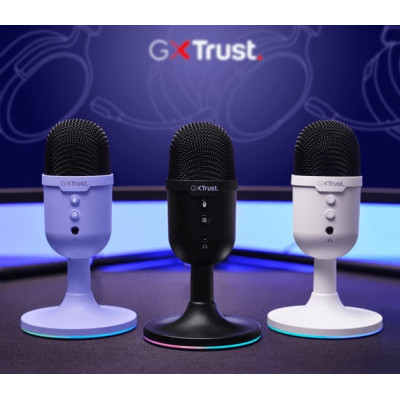 Trust Мікрофон GXT 234 Yunix, USB-A, фіолетовий