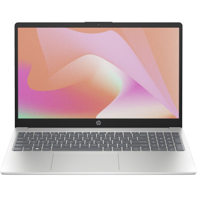 HP Ноутбук 15-fc0101ua 15.6" FHD IPS AG, AMD R5-7520U, 16GB, F1024GB, UMA, DOS, сріблястий