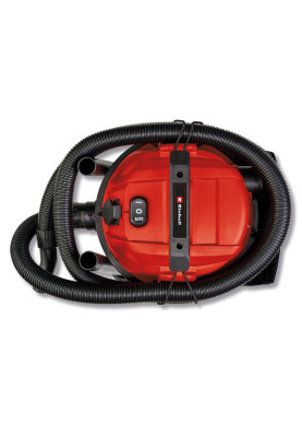 Einhell Пилосос професійний TC-VC 1825 А, 1250 Вт, пластик 25 л, 180 мбар, шланг 2.5 м, кабель 3 м, розетка 2.2 кВт, 4.2 кг
