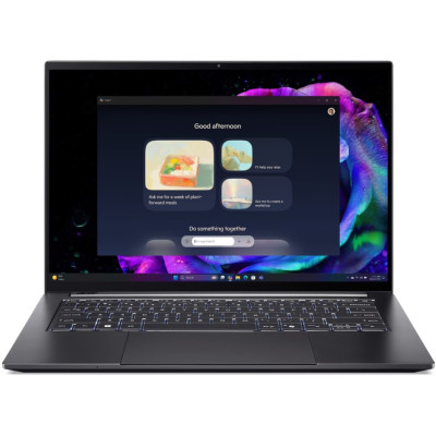 Acer Ноутбук Acer Swift X 14 SFX14-61G 14.5` 2.8K OLED, AMD R7-350, 32GB, F1TB, NVD5050-8, Win11, сірий