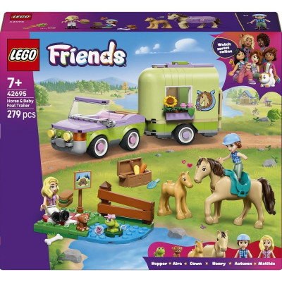 LEGO Конструктор LEGO Friends Причіп для коня та коня