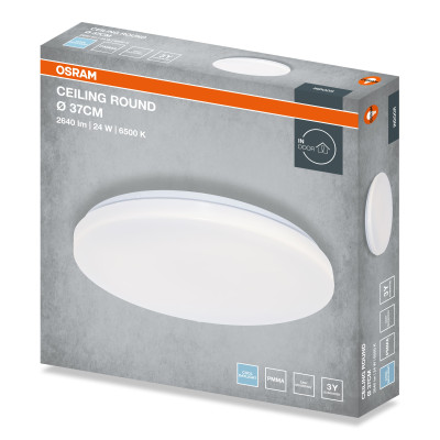 Osram Світильник накладний OSRAM CEILING ROUND 24Вт 6500K1920Лм