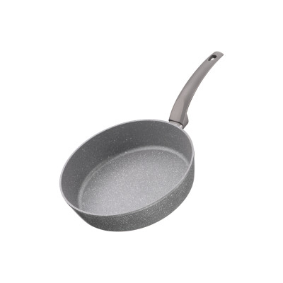 ARDESTO Сковорідка Gemini Gourmet з кришкою 26 см, сірий мармур, алюміній