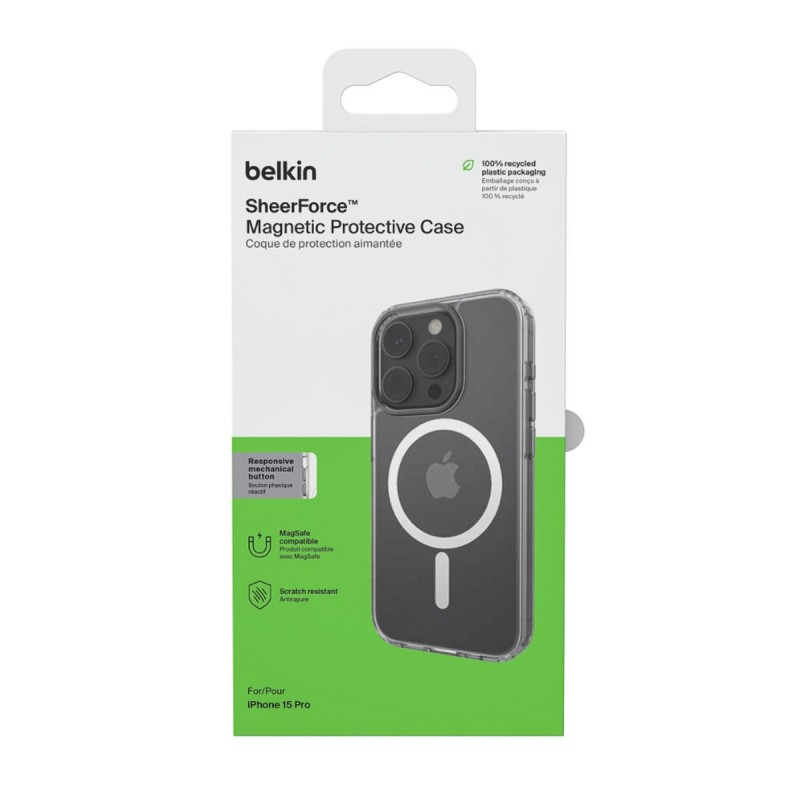 Belkin Чохол для iPhone 15 Pro Magnetic Protective Case