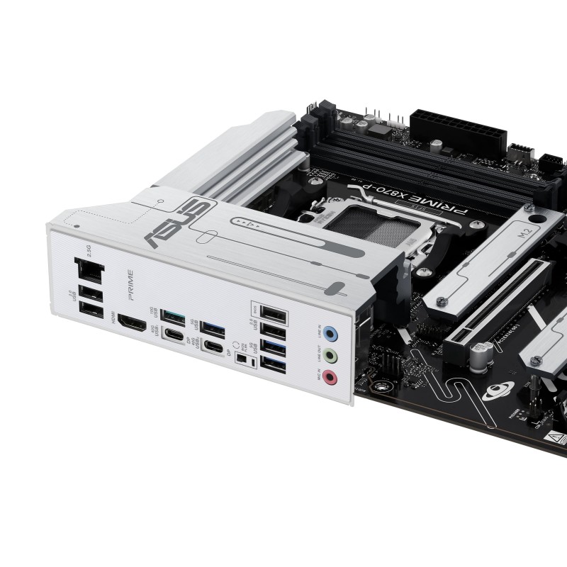 ASUS Материнcька плата PRIME X870-P sAM5 X870 4xDDR5 M.2 HDMI ATX