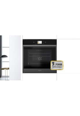 Whirlpool Духова шафа Whirlpool електрична, 73л, A+, дисплей, конвекція, телескопічні напрямні, чорний