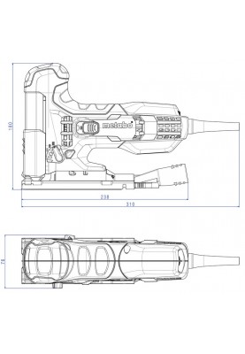 Metabo STE 100 Quick індустріальний, коробка