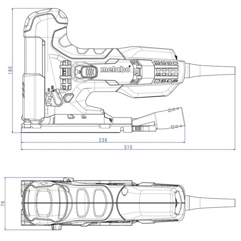 Metabo STE 100 Quick індустріальний, коробка