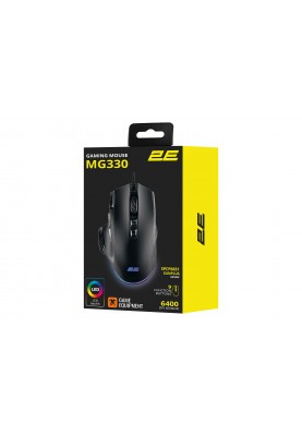 2E Gaming Миша MG330 RGB USB Black