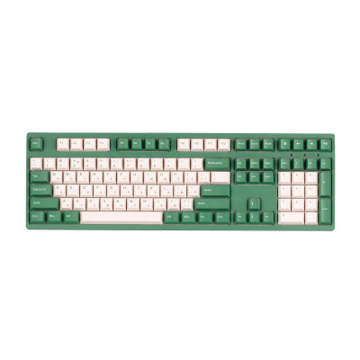 Akko Клавіатура механічна 3108 DS Matcha Red Bean 108Key, CS Blue V2, USB-A, EN/UKR, No Led, Зелений