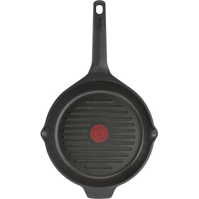 Tefal Сковорода Гриль Robusto, 26см, алюміній, бакеліт, чорний