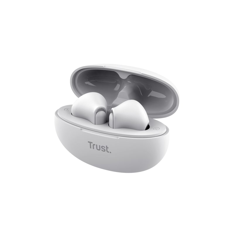 Trust Навушники TWS Yavi Earphones BT 5.3, ENC, SBC, Mic, Білий