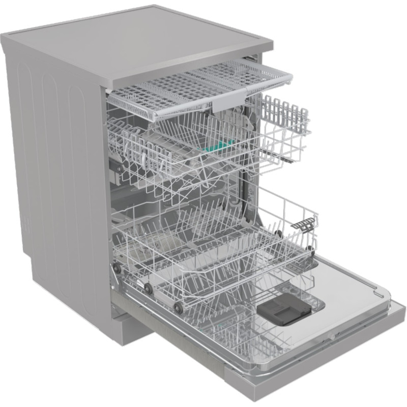 Gorenje Посудомийна машина, 16компл., A++, 60см, дисплей, 3 кошика, AquaStop, сірий