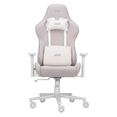 2E Gaming Крісло BUSHIDO II WE, тканина, 3D-Armrests, бежевий світлий