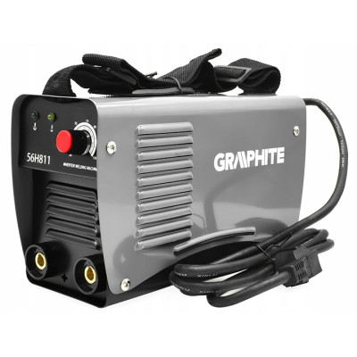 Graphite Зварювальний апарат інверторний 56H811, 120А, 4.9кВт, 220-230В, IGBT, Hot start, 4.7кг