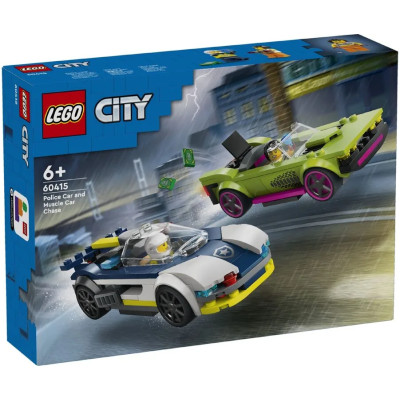 LEGO Конструктор City Переслідування маслкара на поліцейському автомобілі