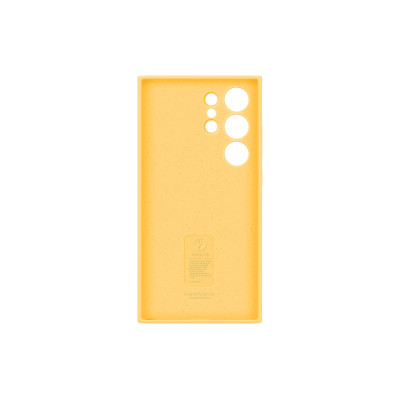 Samsung Чохол для Galaxy S24 Ultra (S928), Silicone Case, жовтий