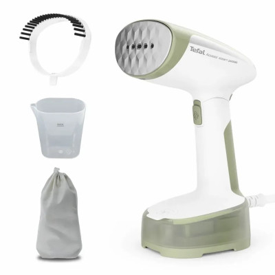 Tefal Відпарювач компактний Access 'Steam Pocket, 1300Вт, 120мл, постійна пара - 25гр, біло-зелений
