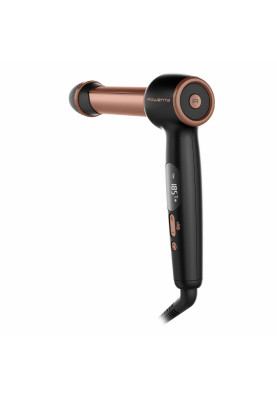 Rowenta Стайлер Twist Curl, автоматичний, темп.режимів-4, 150C–210С, кераміка, рукавича та термопідкладка, чорно-золотий
