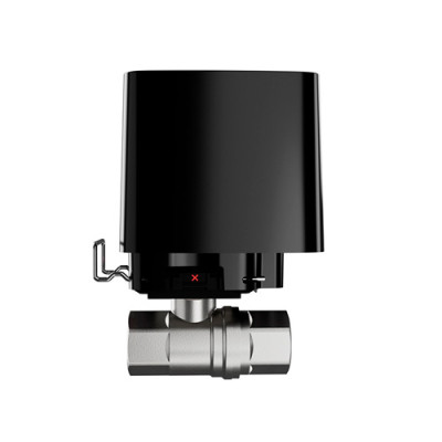Ajax Розумний кульовий кран WaterStop 3/4" Jeweler, бездротовий, чорний Ajax Розумний кульовий кран WaterStop 3/4" Jeweler, бездротовий, чорний