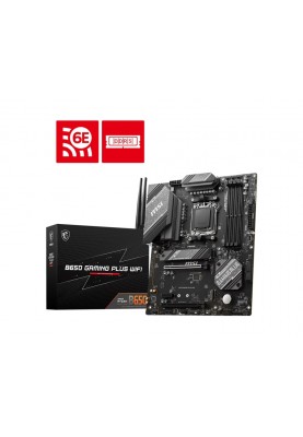 MSI Материнська плата B650 GAMING PLUS WIFI sAM5 B650 4xDDR5 HDMI DP WiFi BT ATX