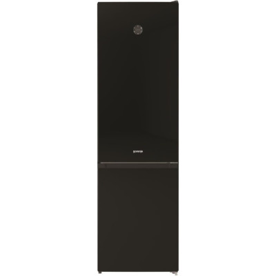 Gorenje Холодильник з нижн. мороз. камерою, 200х60х60см, 2 двері, 235(96)л, А++, NF+, Зона св-ті, Внутр. Диспл, чорний