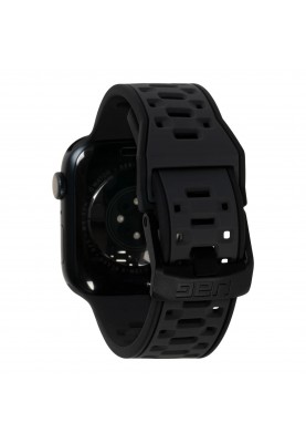 UAG Ремінець для Apple Watch Ultra 49/45/44/42mm Civilian Silicone, Graphite/Black