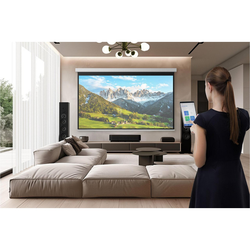 Epson Проєктор ультракороткофокусный EH-QS100B UHD, 4500 lm, LASER, 0.16,  чорний