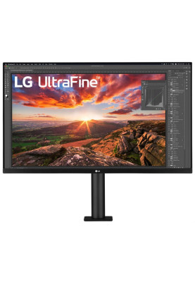 LG Монітор 31.5" 32UN880-B 2xHDMI, DP, USB-C, MM, IPS, 3840x2160, 95%DCI-P3, Pivot, HDR10
