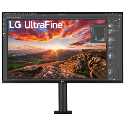 LG Монітор 31.5" 32UN880-B 2xHDMI, DP, USB-C, MM, IPS, 3840x2160, 95%DCI-P3, Pivot, HDR10