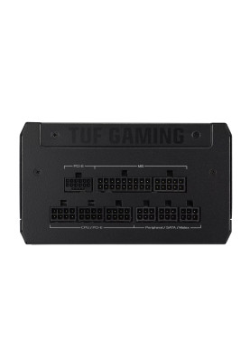 ASUS Блок живлення TUF GAMING (850W), >90%, 80+ Gold, 135mm, 1xMB 24pin(20+4), 2xCPU 8pin(4+4), 4xMolex, 5xSATA, 3xPCIe 8pin(6+2), TUF-GAMING-850G