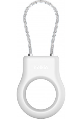 Belkin Тримач Belkin Secure Holder with Wire Cable AirTag, білий