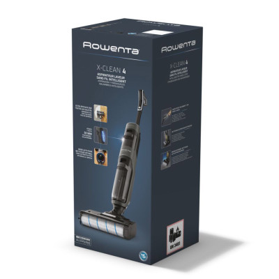 Rowenta Пилосос безпровідний миючий X-Clean 4, 200Вт, конт пилок -0.45л, конт для води-0.73л, автон. робота до 50хв, вага-5.4кг, НЕРА, чорний Rowenta Пилосос безпровідний миючий X-Clean 4, 200Вт, конт пилок -0.45л, конт для води-0.73л, автон. робота до 50хв, вага-5.4кг, НЕРА, чорний