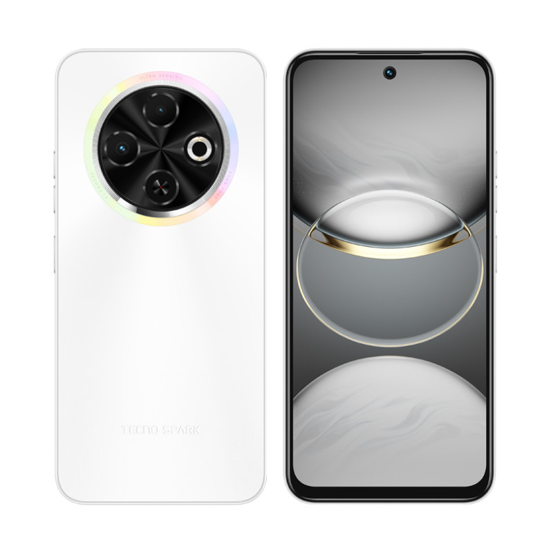 TECNO Смартфон Spark 30C (KL5n) 6.67" 4/128ГБ, 2SIM, 5000мА•год, Orbit White