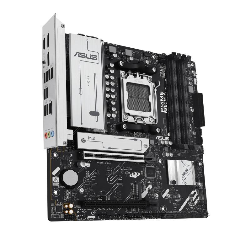 ASUS Материнcька плата PRIME B850M-A-CSM sAM5 B850 4xDDR5 M.2 HDMI DP mATX