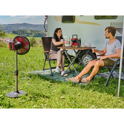 Einhell Вентилятор акумуляторний GC-CF 18/110 Li - Solo, PXC, 18В, безщітковий, підлоговий, діам. 320 мм, 15 км/рік, 3 режими, таймер, 3.4 кг (без АКБ та ЗП) Einhell Вентилятор акумуляторний GC-CF 18/110 Li - Solo, PXC, 18В, безщітковий, підлоговий, діам. 320 мм, 15 км/рік, 3 режими, таймер, 3.4 кг (без АКБ та ЗП)