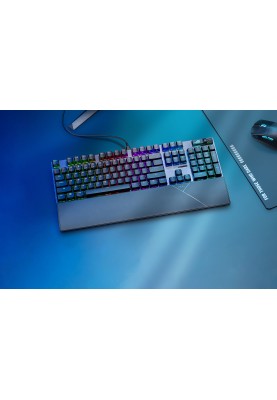 ASUS Клавіатура механічна ROG Strix Scope II, 105key, NX Snow, USB-A, EN, RGB, чорний