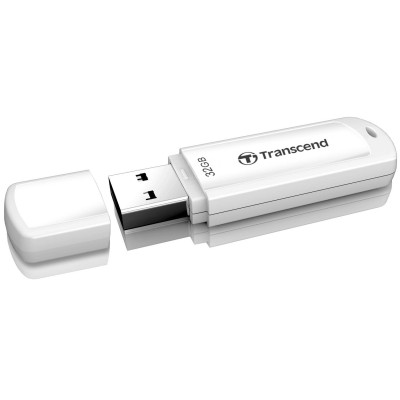 Transcend Накопичувач 32GB USB 3.1 Type-A JetFlash 730 White