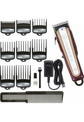 Wahl Машинка для стрижки Legend Cordless, акум., роторний мотор, насадок-8, гребінець, олія в компл, сталь, бордовий