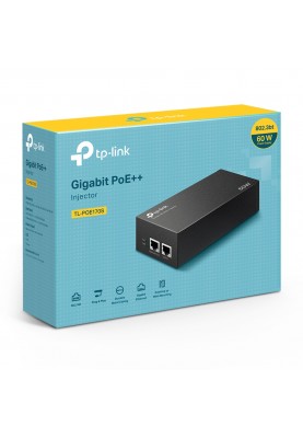 TP-Link Інжектор PoE POE170S 1xGE, 1xGE PoE, 60Вт