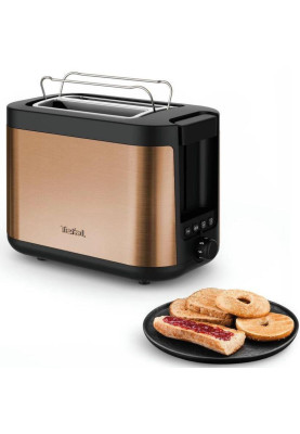 Tefal Тостер Tefal Coppertinto 850Вт, розморожування, метал, бронзовий