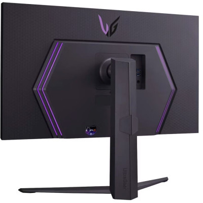 LG Монітор LG 31.5" 32GR93U-B 2xHDMI, DP, USB, Audio, IPS, 3840x2160, 144Hz, 1ms, DCI-P3 95%, G-SYNC, FreeSync, Pivot, HDR400