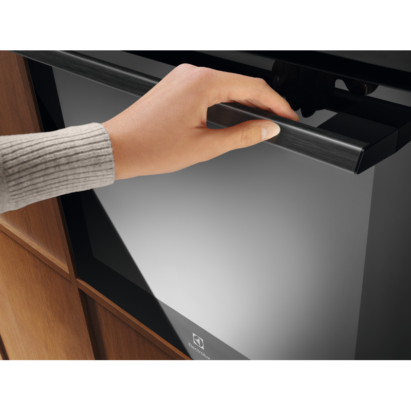 Electrolux Духова шафа Electrolux електрична, 72л, A++, дисплей, конвекція, піроліз, телескопічні напрямні, чорний